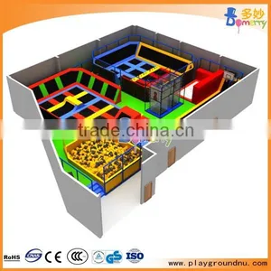 2016 Domerry Funniest Amusement Indoor Used Trampoline Playground thumbnail-5