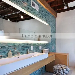 Custom Sizing Luxury Rectangle Bathroom Wall LED Backlit Mirror With Demister thumbnail-4