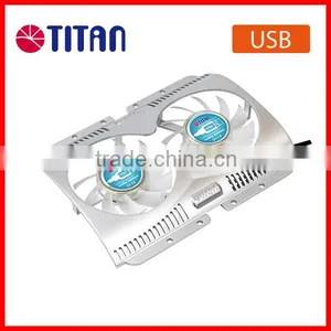 3M Tape HDD Server Set Top Box Gaming PC Wifi Router USB Fan Plastic Portable Air Cooler thumbnail-1