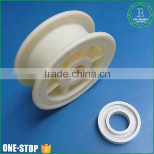 Good Abrasion Resistance Casting Nylon PA6 Plastic Pulley Wheels thumbnail-3