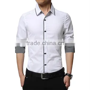 Long Sleeve Quality Cotton Fashion Casual Shirts for Men thumbnail-2