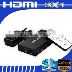 3 PORT HDMI 1.3 1080P Switcher Switch Splitter for HDTV DVD PS3 Xbox 360 US thumbnail-1