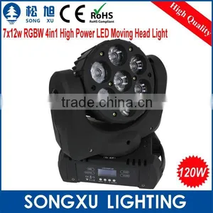 Professional 7*12w Beam Led Moving Head Light for Stage thumbnail-1
