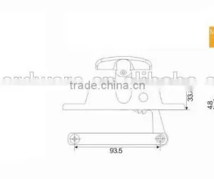 Aluminum Window Spraying Hardware Powder Coating Window Operator Powder Painting thumbnail-3