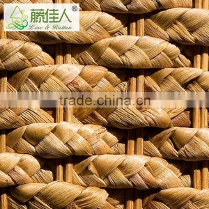 High Quality 4 Seat Pizza Hut Cafe Single Restaurant Wicker Woven Booth thumbnail-6