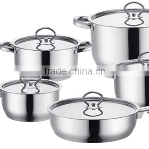 5 Pcs Stainless Steel Cookware Pan Set thumbnail-1
