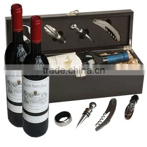 Hot Sales Wooden Wine Gift Box Sets thumbnail-1