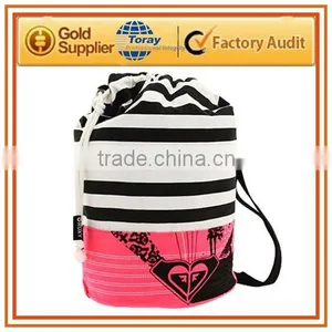 Fashion Cotton Drawstring Bag Backpack thumbnail-1