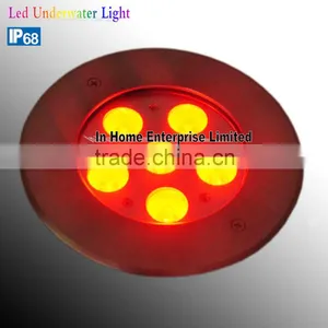 IP68 6W Swimming Pool Light Stainless Steel DMX Underwater Led Light thumbnail-5