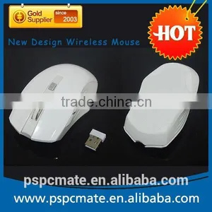 White Color Coreless Mouse 2.4G Wireless Mini Optical Mouse 1000 DPI For Laptop Notebook Macbook thumbnail-1
