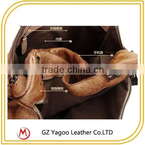Wholesale Latest Fashion Design Elegance Leather Lady Tote Handbag China thumbnail-6