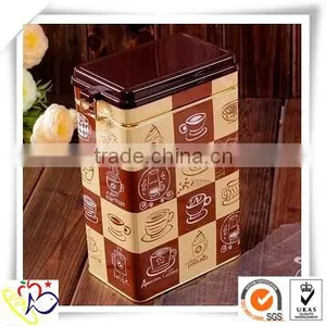 Air-tight Coffee Tin Can With Metal Clip Manufacturer/quart Tin Cans thumbnail-1