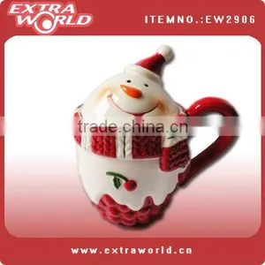 Hot Sale Ceramic Dunk Mug With Christmas Design thumbnail-1
