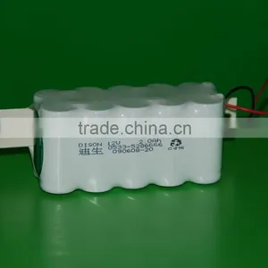 High Temperature Ni-Cd Battery Pack KRHT23/43 SC 12V 2.0Ah Nickel Cadmium Batteries thumbnail-1