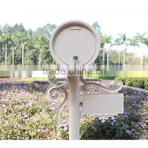 Wrought Iron Mailbox Post/JHC-1043B/wrought Iron Mailbox thumbnail-2