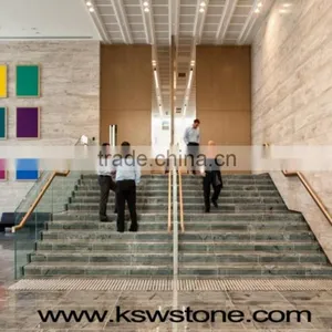 Ivory Grey Natural Limestone Tiles Cross Cut Vein Cut Antique and Polished thumbnail-1