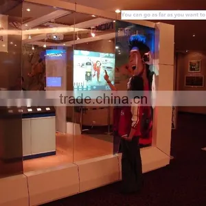 GreenTouch Outdoor Advertising Transparent Holographic Rear Projection Film thumbnail-3