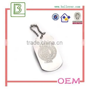 Custom Metal Name Dog Tag With Ball Chain thumbnail-1