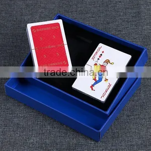 Hottest Sell Custom Playing Cards Type Linen-embossed Playing Cards Glossy Lamination 100% Pvc Playing Cards ---DH20568 thumbnail-2