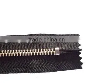 5# Metal Aluminum Zipper Fastener Close End Plated Auto Lock Fancy Zipper Slider Jacket Zipper thumbnail-3