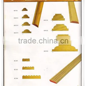 Linyi Baiyi Wood Supply Exterior Wood Moulding Ornamental Wood Moulding thumbnail-5