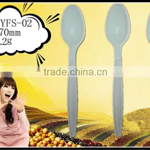 Biodegradable Disposable Corn Starch Spoon thumbnail-1
