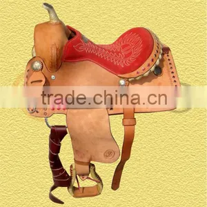 CE-74074 Leather Western Saddle thumbnail-1