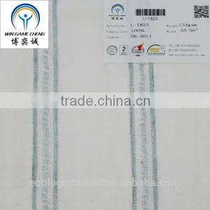 2016 New Fansion 100% 14*14 Linen Dobby Fabric thumbnail-1