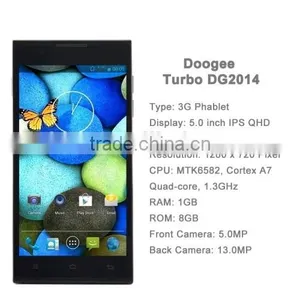DOOGEE Turbo DG2014 8GB Black, 3G Phablet, GPS+AGPS, Android 4.2.9 MTK6582 1.3GHz Quad Core China Phone thumbnail-2