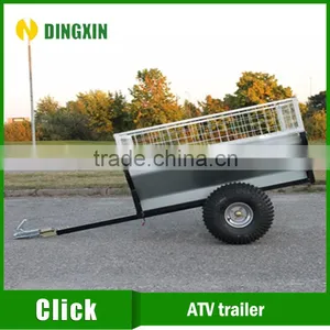 Small ATV Box Trailer With 300mm Height Cage thumbnail-5