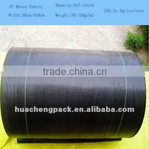 Black Woven Polypropylene Fabric in Roll thumbnail-1