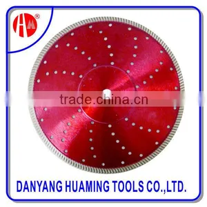 Silent Wet Cutting Turbo Diamond Blade For Granite Marble Tile thumbnail-1