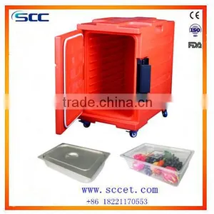 Rotational Molded Thermal Food Euipment Insulation Food Cabinet Warm Food Cart With FDA CE thumbnail-1