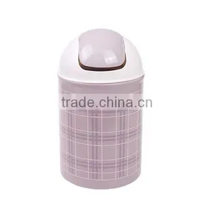 England High Quality Grey Plastic Trash Can Mini Trash Can thumbnail-1