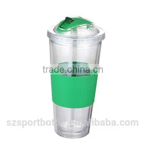 Silicone Sleeve Insulated Food Grade Standard Reusable Plastic Bottles thumbnail-3