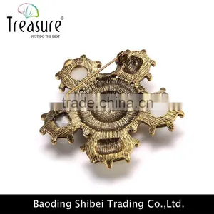2015 Wholesale Latest Fashion New Model Flower Shape Musical Note Brooch With Best Price and High Quality thumbnail-3