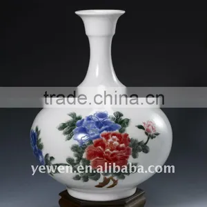 Chinese Cloisonne Handicraft Ceramic Vase thumbnail-1
