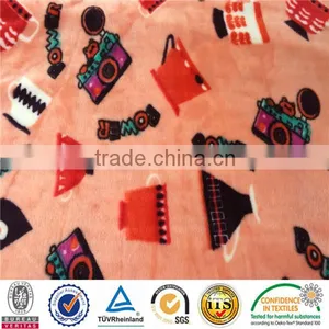 100% Polyester Knit Baby Blanket Fabric Print Produced in Suzhou thumbnail-1