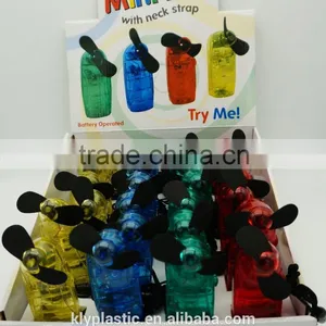 Mini Portable Hand Held Battery Operated Neck Strap Fan thumbnail-3