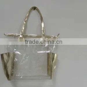 Clear PVC Shopping Bag Style LFW026 thumbnail-1