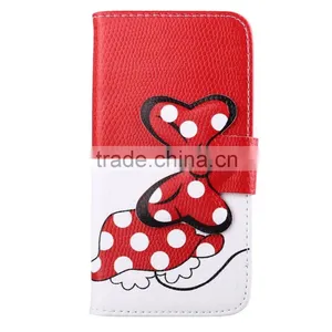OEM Design Cute Colorful Flip Wallet Leather Cover For IPhone 5 thumbnail-1