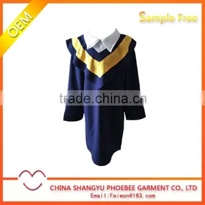 Beautiful Customized Children Graduation Gown for Kids thumbnail-1