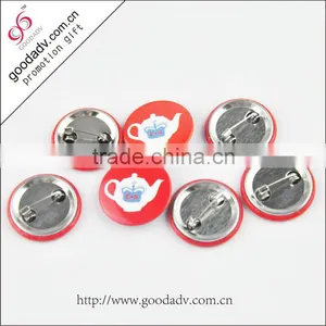 China Wholesale Large Various of Styles Custom Metal Button Badge thumbnail-3