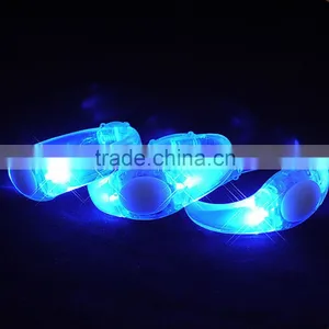 Custom Fashion Gift Sound Voice Activated Flashing LED Light Bracelets thumbnail-3