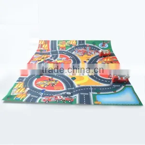 Big Traffic Road Playing Kids Carpet thumbnail-1