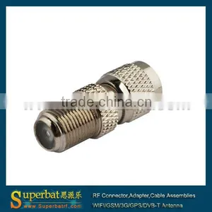 Mini-UHF-F Adapter Mini-UHF Plug to F Jack Adapter Switching Adapter thumbnail-1