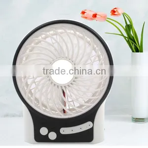 2016 Newest Mini USB Fan With 3 Protable Rechargeable Fan With 18650 Battery thumbnail-1