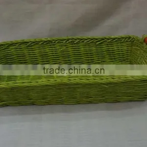 Craft Green Rattan Basket thumbnail-1