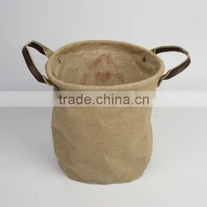 Promotion High Quality Reusable Foldable Shopping Bag Jute Bag thumbnail-3