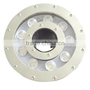 12V IP68 Waterproof DMX Control Led Fountain Ring Light Fountain Light Led Underwater Ring thumbnail-2